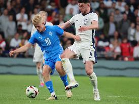 England v Iceland - International Friendly