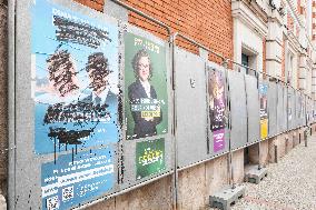 European Elections - Candidate Posters Spotted And Misplaced