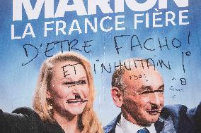 European Elections - Candidate Posters Spotted And Misplaced