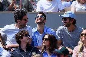 French Open - Pierre Niney At The Stands