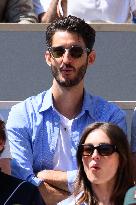 French Open - Pierre Niney At The Stands