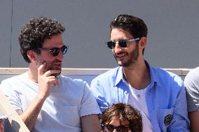 French Open - Pierre Niney At The Stands