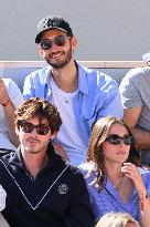 French Open - Pierre Niney At The Stands