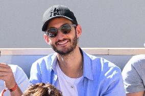 French Open - Pierre Niney At The Stands