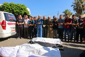 Funeral in Nuseirat Refugee Camp - Gaza