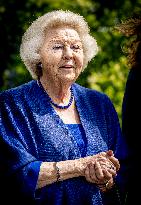 Princess Beatrix Christens A New Competition Boat  - Leiden