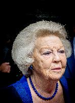 Princess Beatrix Christens A New Competition Boat  - Leiden