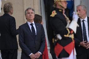 President Macron Welcomes President Biden At Elysee Palace - Paris