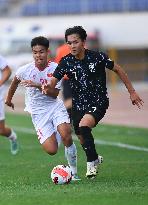 (SP)CHINA-SHAANXI-WEINAN-FOOTBALL-FRIENDLY MATCH-KOR VS VIE (CN)