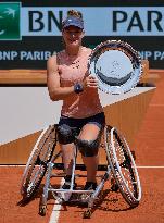 (SP)FRANCE-PARIS-TENNIS-FRENCH OPEN-WOMEN'S WHEELCHAIR SINGLES