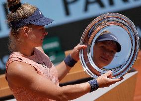 (SP)FRANCE-PARIS-TENNIS-FRENCH OPEN-WOMEN'S WHEELCHAIR SINGLES