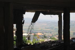 Israeli Strike In Kafr Kila - Lebanon