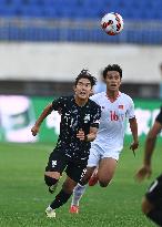 (SP)CHINA-SHAANXI-WEINAN-FOOTBALL-FRIENDLY MATCH-KOR VS VIE (CN)