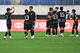 (SP)CHINA-SHAANXI-WEINAN-FOOTBALL-FRIENDLY MATCH-KOR VS VIE (CN)