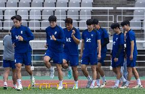 (SP)SOUTH KOREA-GOYANG-FOOTBALL-FIFA WORLD CUP QUALIFIER-TRAINING