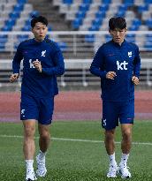 (SP)SOUTH KOREA-GOYANG-FOOTBALL-FIFA WORLD CUP QUALIFIER-TRAINING