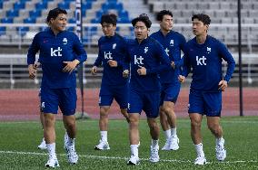 (SP)SOUTH KOREA-GOYANG-FOOTBALL-FIFA WORLD CUP QUALIFIER-TRAINING