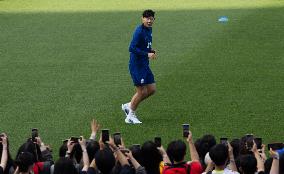 (SP)SOUTH KOREA-GOYANG-FOOTBALL-FIFA WORLD CUP QUALIFIER-TRAINING