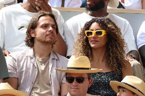Celebrities In Stands During The 2024 French Open - Village Day Fourteen NB
