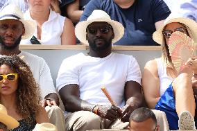 Celebrities In Stands During The 2024 French Open - Village Day Fourteen NB