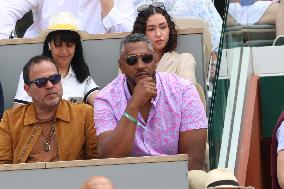 Celebrities In Stands During The 2024 French Open - Village Day Fourteen NB