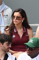 Celebrities In Stands During The 2024 French Open - Village Day Fourteen NB