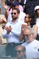 Celebrities In Stands During The 2024 French Open - Village Day Fourteen NB