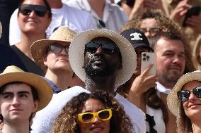 Celebrities In Stands During The 2024 French Open - Village Day Fourteen NB