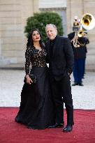 State Dinner in Honor of US President Biden At Elysee - Paris