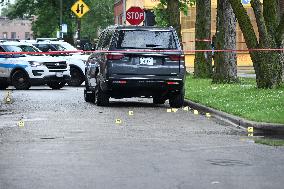 Unidentified Male Victim Shot And Killed On S. Rhodes Avenue In Chicago Illinois