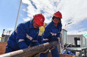 CHINA-XIZANG-NAM CO-MULTINATIONAL RESEARCHERS-CORE DRILLING PROJECT (CN)
