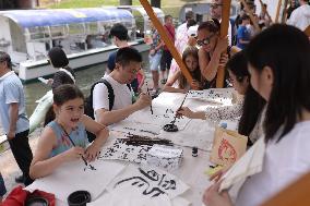 SLOVENIA-LJUBLJANA-DRAGON BOAT FESTIVAL-CELEBRATIONS