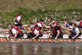 SLOVENIA-LJUBLJANA-DRAGON BOAT FESTIVAL-CELEBRATIONS