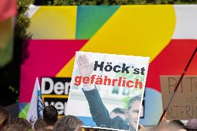 Demonstrators Gather In Berlin Against The Far Right