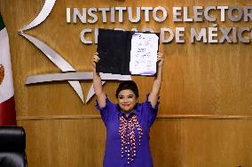 Clara Brugada Receibes Majority Of Votes Certification
