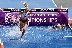 European Athletic Championships - Flavie Renouard Falls