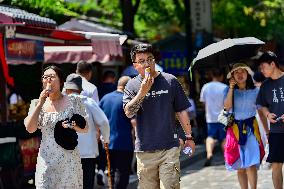 High temperature in China