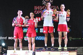 (SP)INDONESIA-JAKARTA-BADMINTON-INDONESIA OPEN-MIXED DOUBLES-FINAL