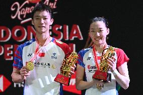 (SP)INDONESIA-JAKARTA-BADMINTON-INDONESIA OPEN-MIXED DOUBLES-FINAL