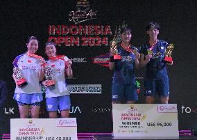 (SP)INDONESIA-JAKARTA-BADMINTON-INDONESIA OPEN-WOMEN'S DOUBLES-FINAL