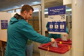 LATVIA-RIGA-EUROPEAN PARLIAMENT ELECTIONS-VOTING