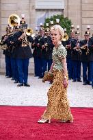 State Dinner in Honor ofUS President Biden At Elysee - Paris