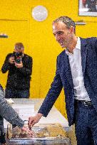 European Election - Raphael Glucksmann Casts His Ballot