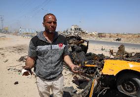 Israeli Attacks On Nuseirat Camp In Central Gaza