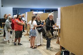 BELGIUM-WAVRE-EUROPEAN PARLIAMENT ELECTIONS-VOTING