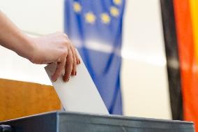 GERMANY-BERLIN-EUROPEAN PARLIAMENT ELECTIONS-VOTING