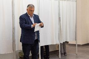 HUNGARY-BUDAPEST-EUROPEAN PARLIAMENT ELECTIONS-VOTING