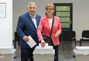 HUNGARY-BUDAPEST-EUROPEAN PARLIAMENT ELECTIONS-VOTING