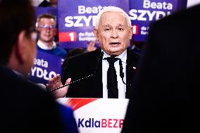 Jaroslaw Kaczynski In Krakow, Poland