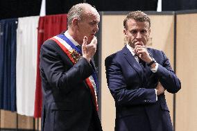 Emmanuel And Brigitte Macron At A Polling Station - Le Touquet